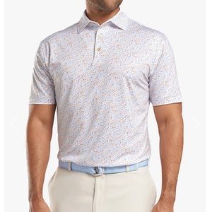 PETER MILLAR CROWN SPORT MEN'S CARROLL PERFORMANCE POLO size Medium